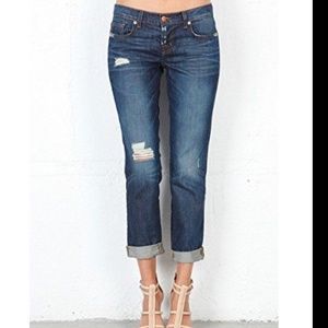 J Brand Aidan Ringer Wash Distressed B/F Jeans